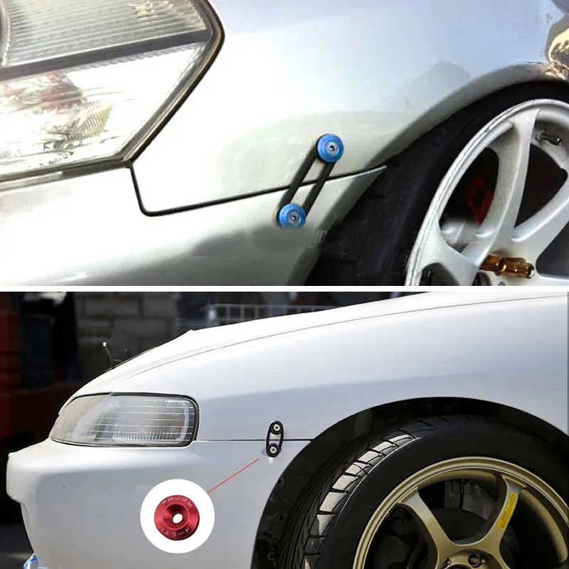 Tornillos de liberación rápida JDM arandelas parachoques VW BMW Honda - imagen 3