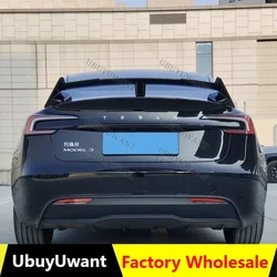 Alerón de maletero ABS negro brillante carbono para Tesla Model 3