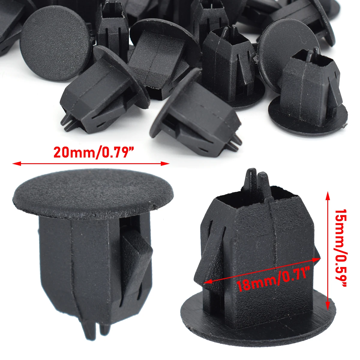 Clips Maletero Volvo S40/S60/S80 (25 uds) - imagen 2