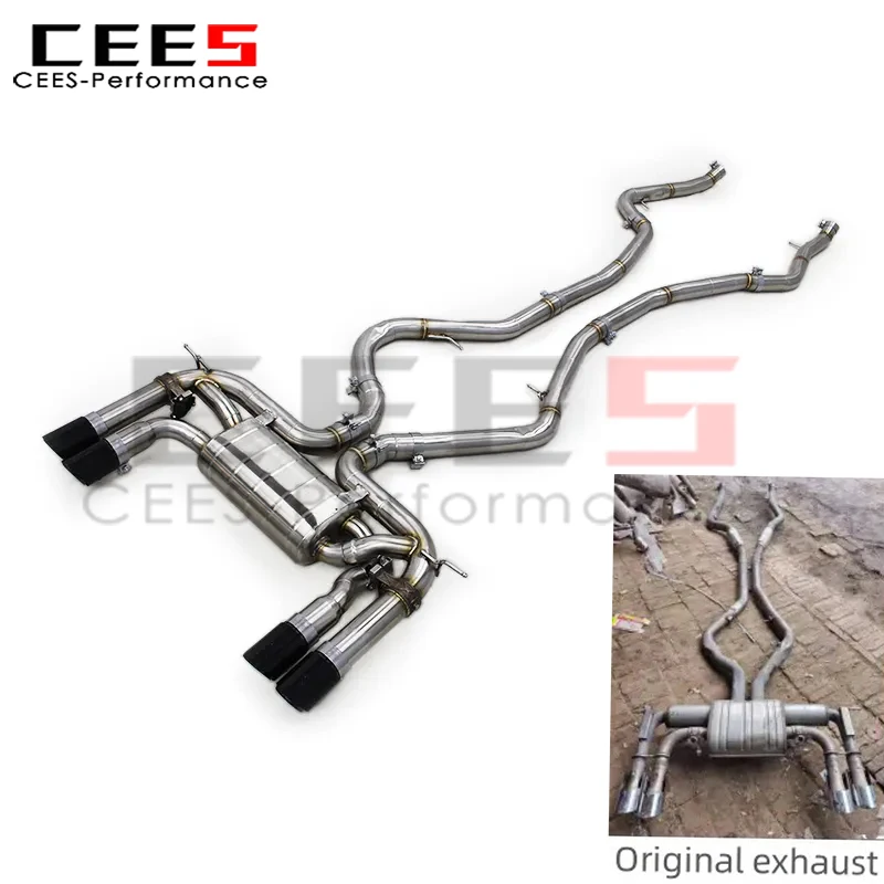 Sistema escape Cees acero inoxidable - BMW X5M X6M F85 F86 4.4TT