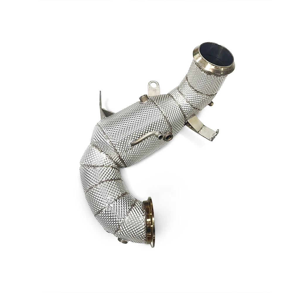 Downpipe inoxidable con protector térmico Mercedes-AMG A45/CLA45 2.0T - imagen 4