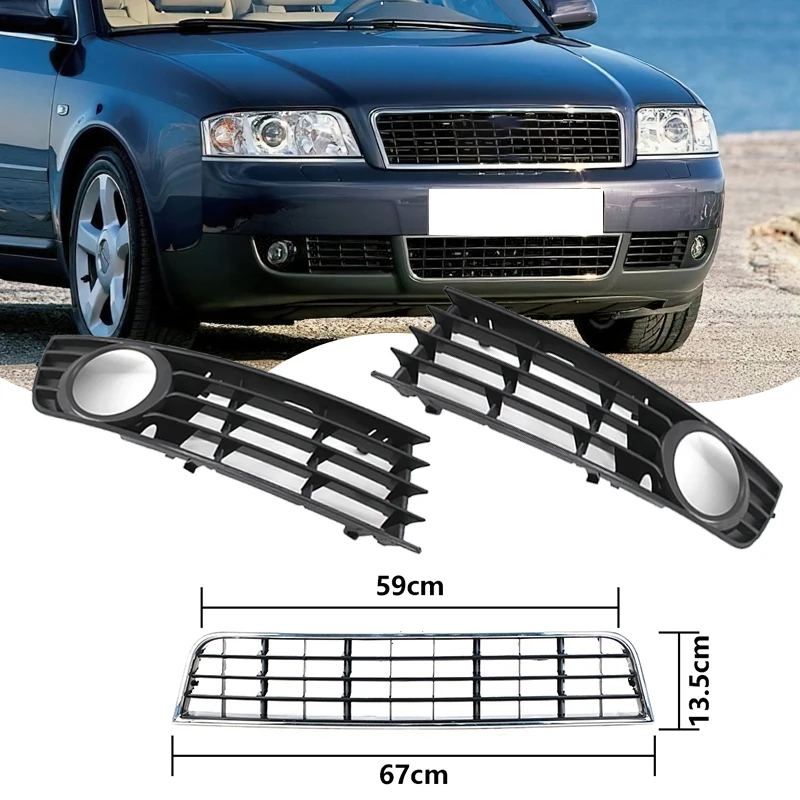 Rejilla del paragolpes frontal Audi A6 C5 2003-2005 8E0807681