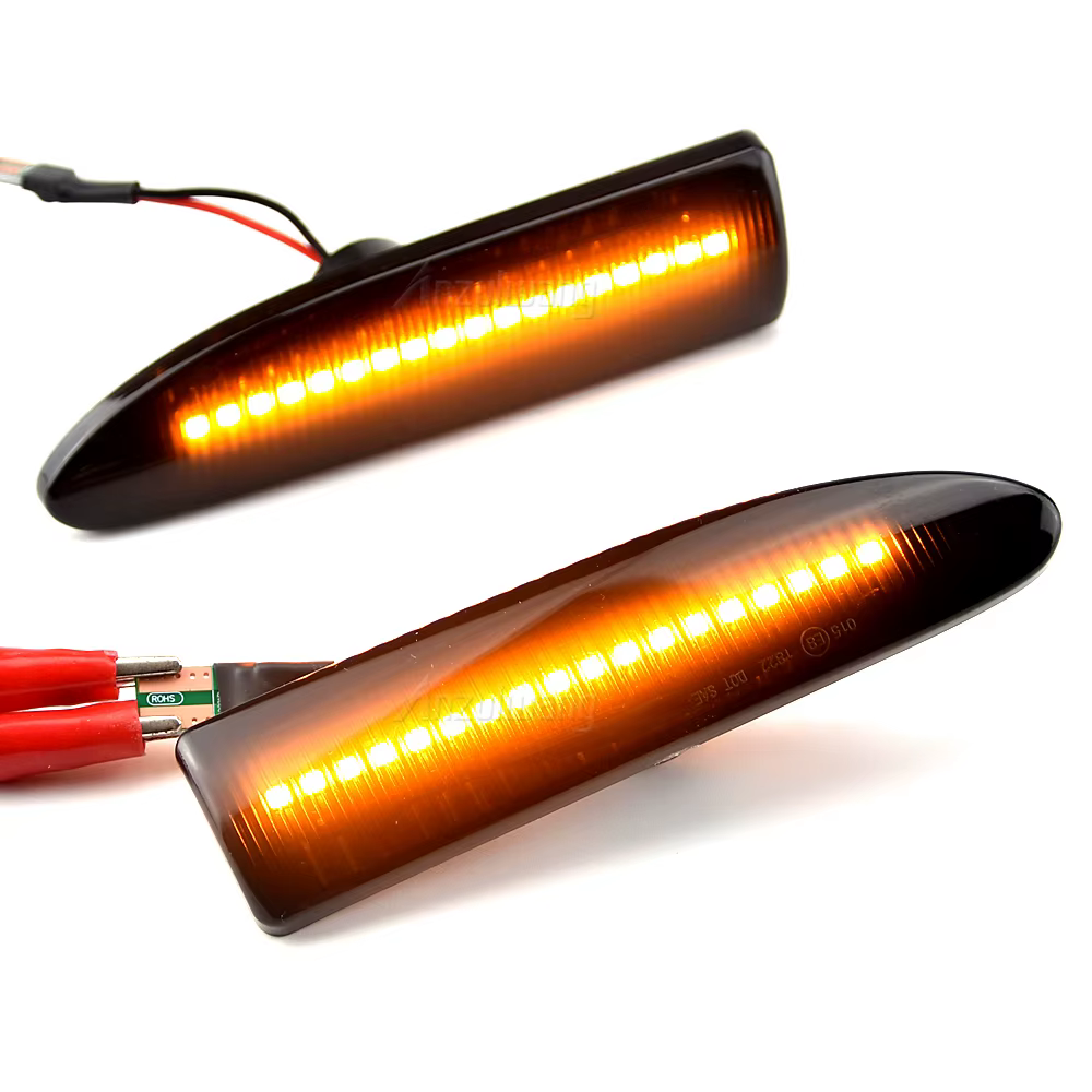 Intermitentes LED dinámicos ámbar para Jaguar X-Type 2002-2009 - imagen 2