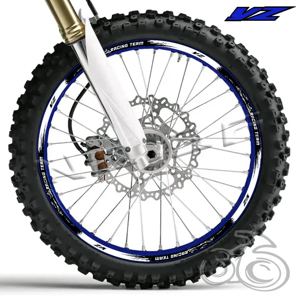 Yamaha YZ pegatina reflectante para llanta de moto - imagen 2