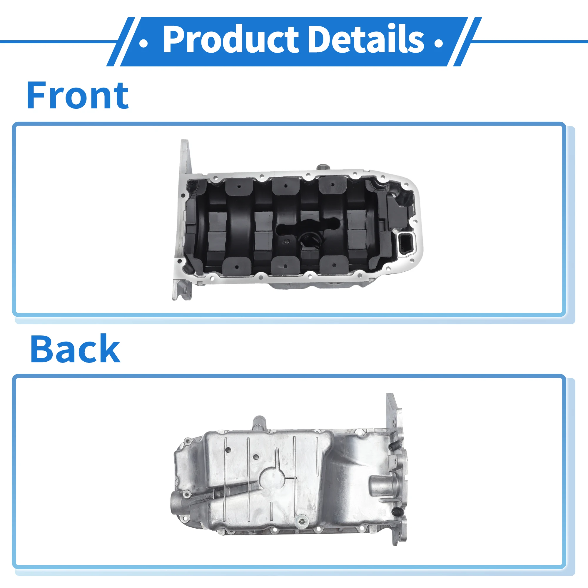 UXCELL 55355595 Cárter de aceite para Opel Astra H Caravan - imagen 3