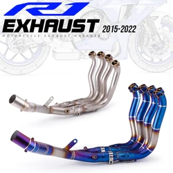 Tubo de enlace de escape inox para Yamaha YZF-R1 2015-2023