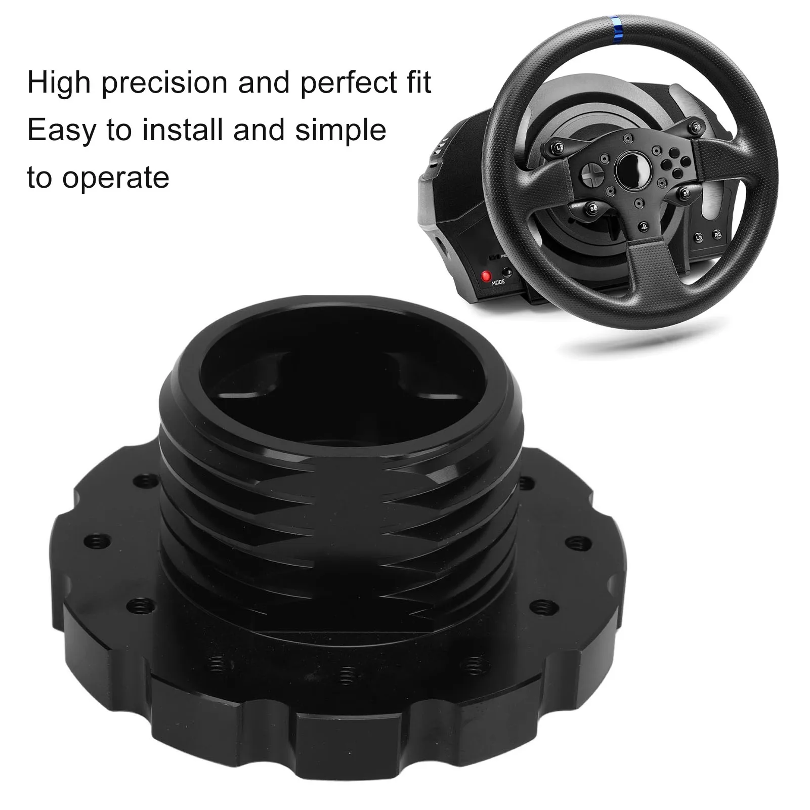 Adaptador de volante Thrustmaster T300/T500 negro PCD - imagen 5