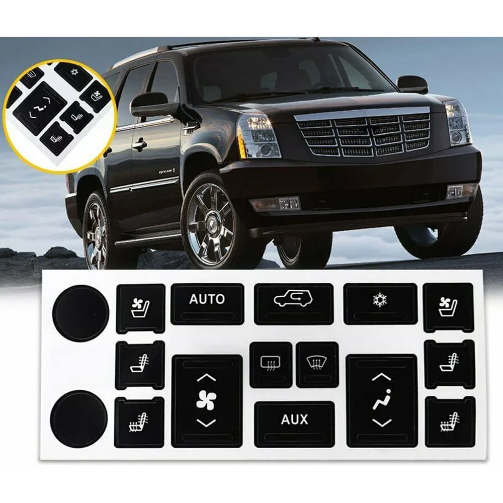 Calcomanía reparación botones salpicadero Cadillac Escalade EXT ESV - imagen 2
