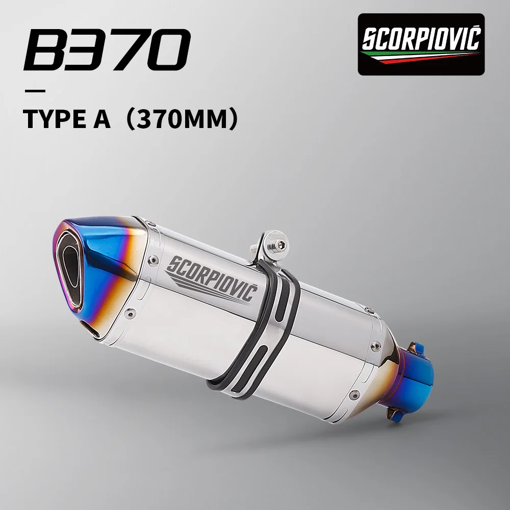 Silenciador de escape para motocicleta de 51 mm