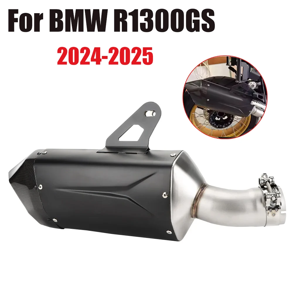Escape fibra carbono 60mm silenciador doble-agujero BMW R1300GS 2024-2025