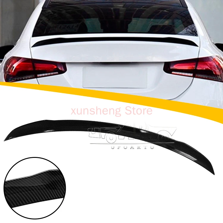 Alerón trasero fibra carbono ABS – Mercedes A-Class A35 A180 A200 A220 Sedan