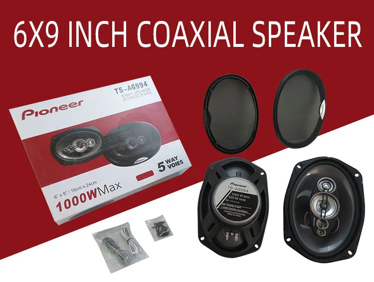 Altavoces coaxiales Q-PERTORS para coche, 6x9 pulgadas