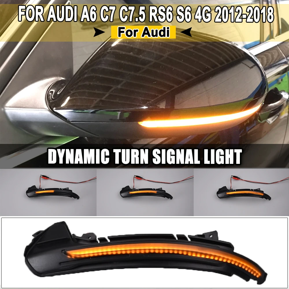 Espejo retrovisor LED dinámico Audi A6 C7/C7.5 RS6 S6 4G 2012-2018 - imagen 2