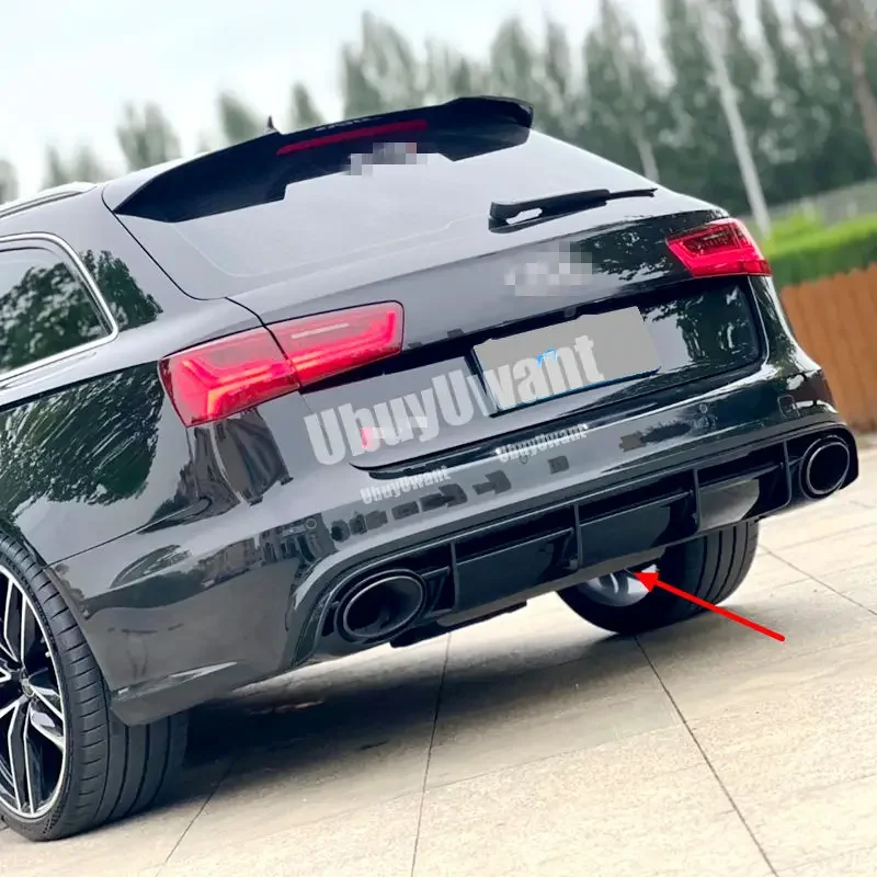 Difusor parachoques Audi A6 C7 2012-2018 labio protector - imagen 3