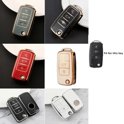 Funda TPU protectora llave remota VW Golf Passat Polo Tiguan