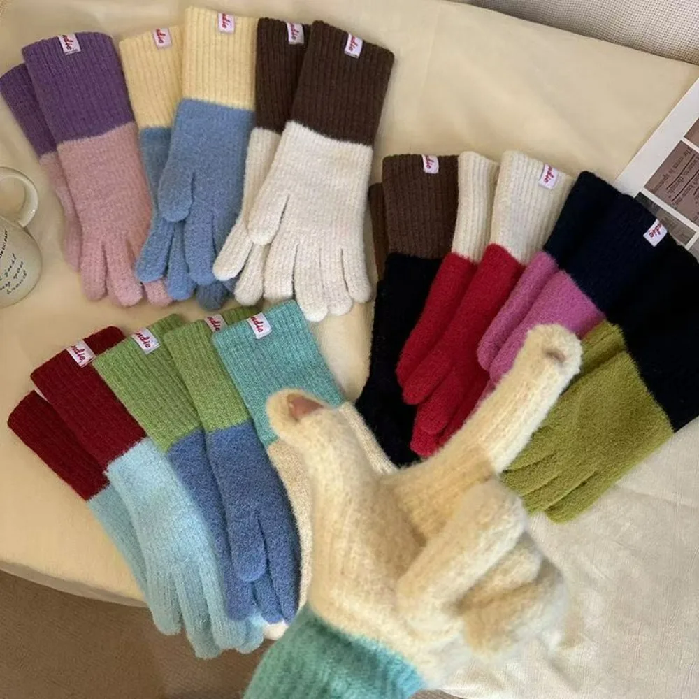 Guantes sin dedos para pantalla táctil cálidos mujer invierno/otoño - imagen 2