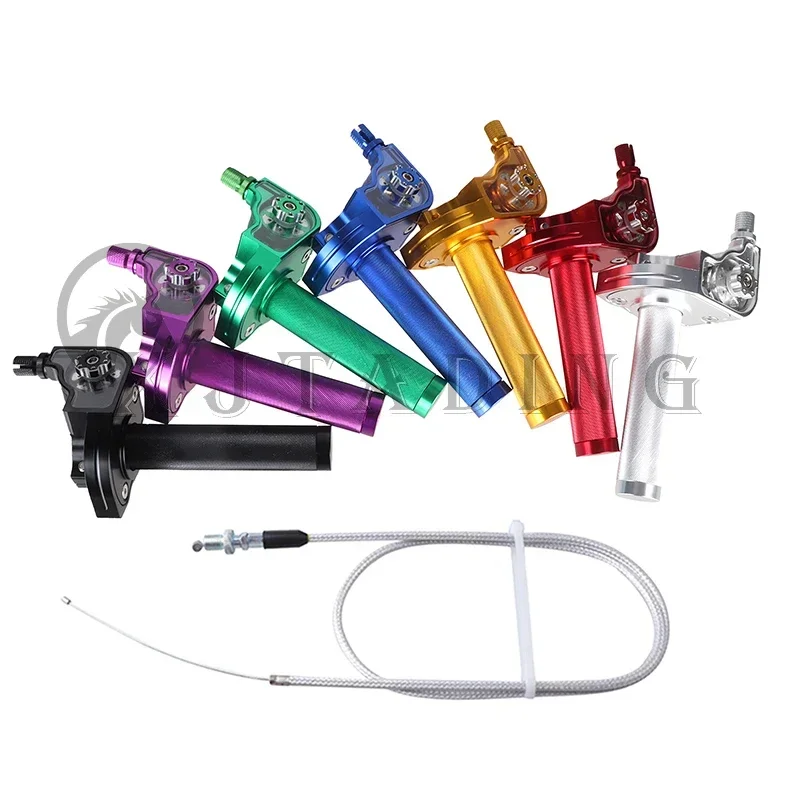ZSDTRP Puño acelerador CNC de aluminio universal para moto scooter