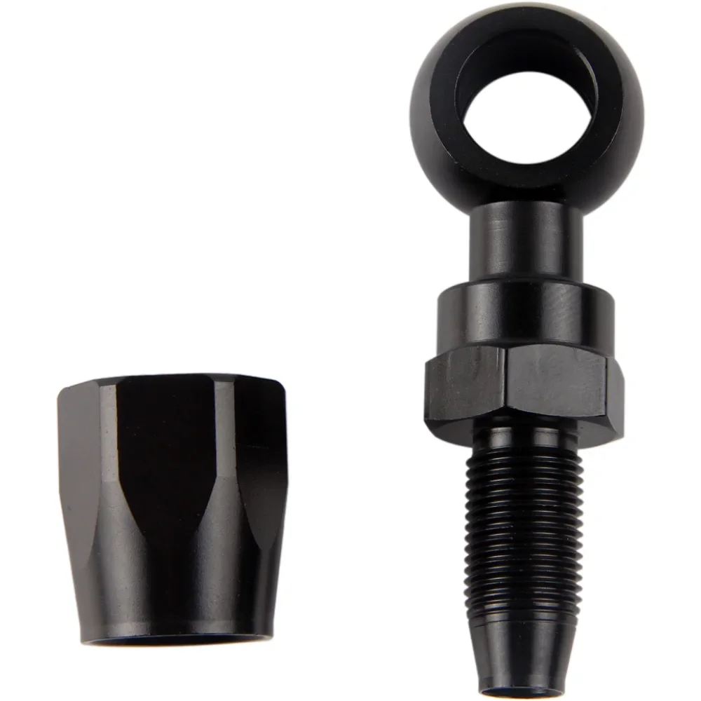 Nueva motocicleta hidráulica de acero inoxidable Nylon trenzado AN6 manguera de combustible Banjo 12 14mm con tornillo de embrague M12 M14 X 1,5 - imagen 3