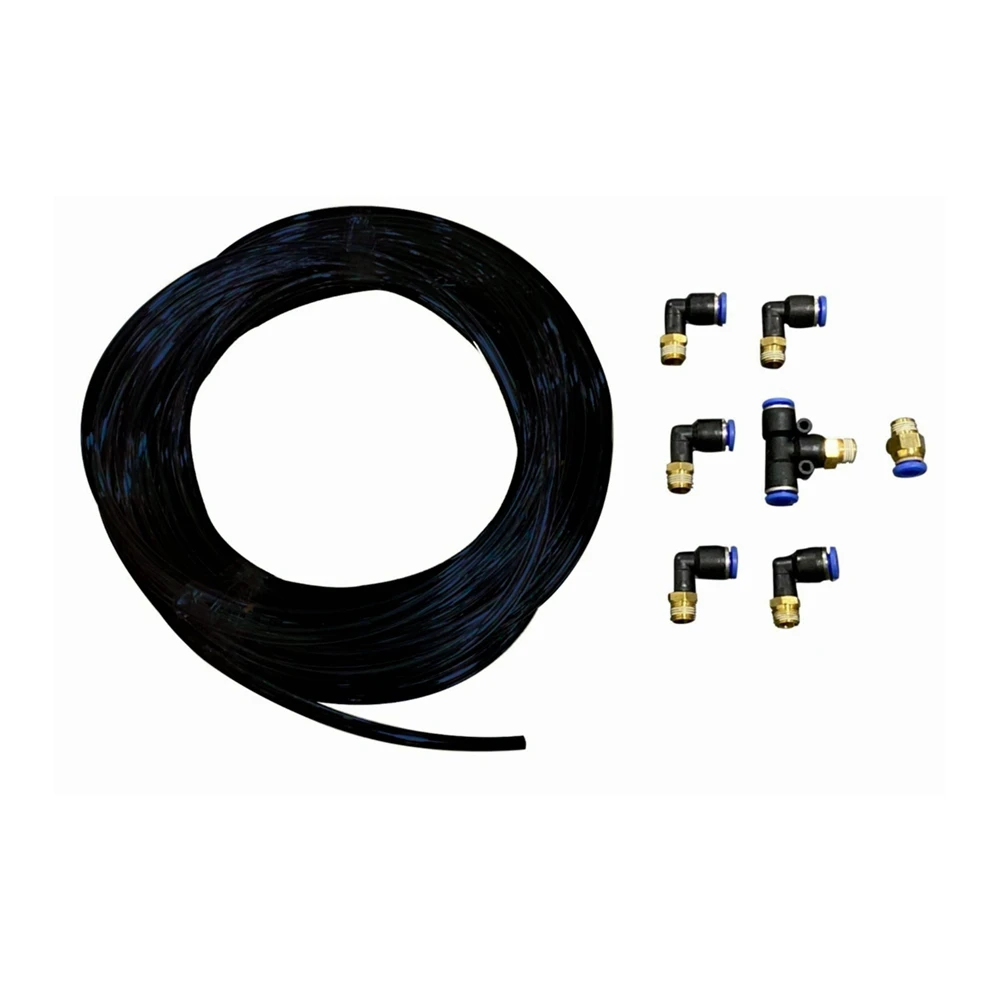 Kit de montaje de vacío negro con cerradura de empuje de 12,4 pies, válvula de descarga Turbo y solenoide para vehículos Turbo - imagen 5