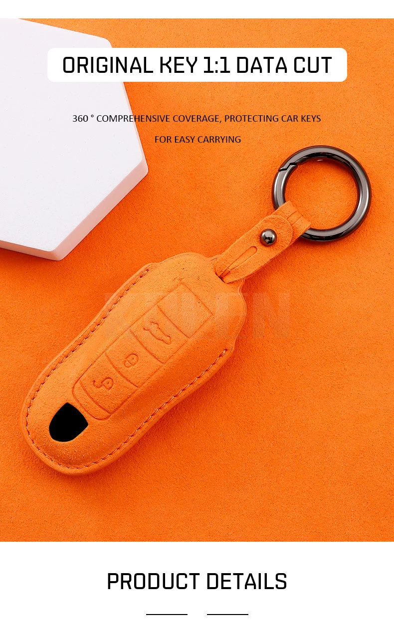 Detalle de funda protectora para llave de coche