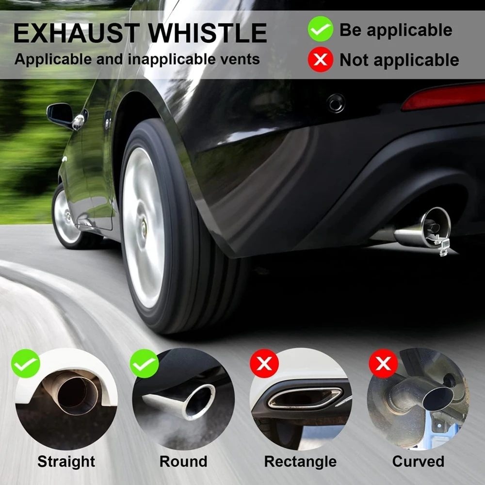 Silbato turbo universal para escape S/M/L/XL - imagen 3