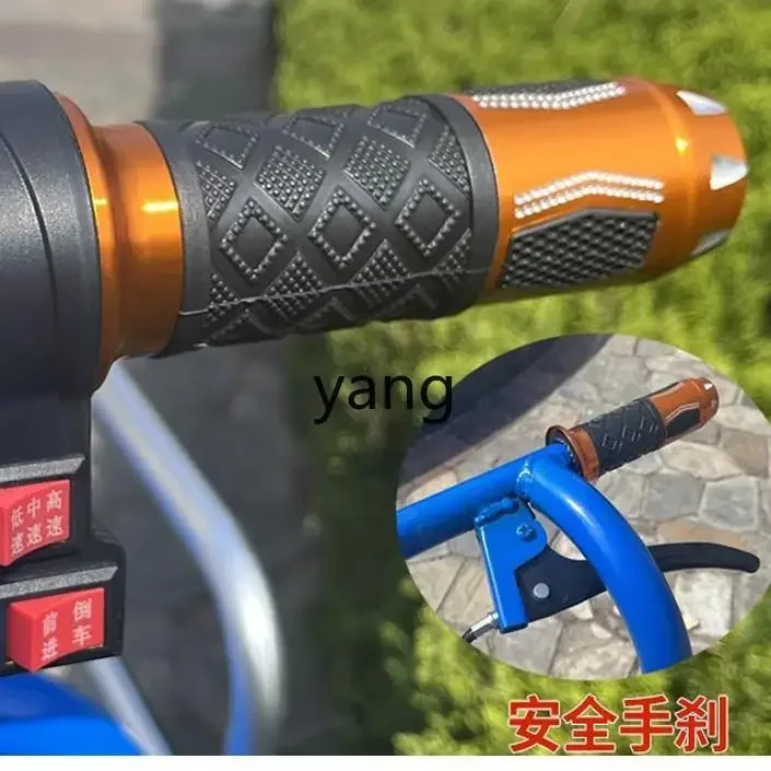 LMM carrito eléctrico plegable de cuatro ruedas para almacén y hogar - imagen 4