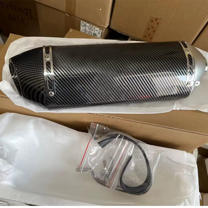 Escape de moto universal 51 mm con silenciador y DB killer - imagen 4