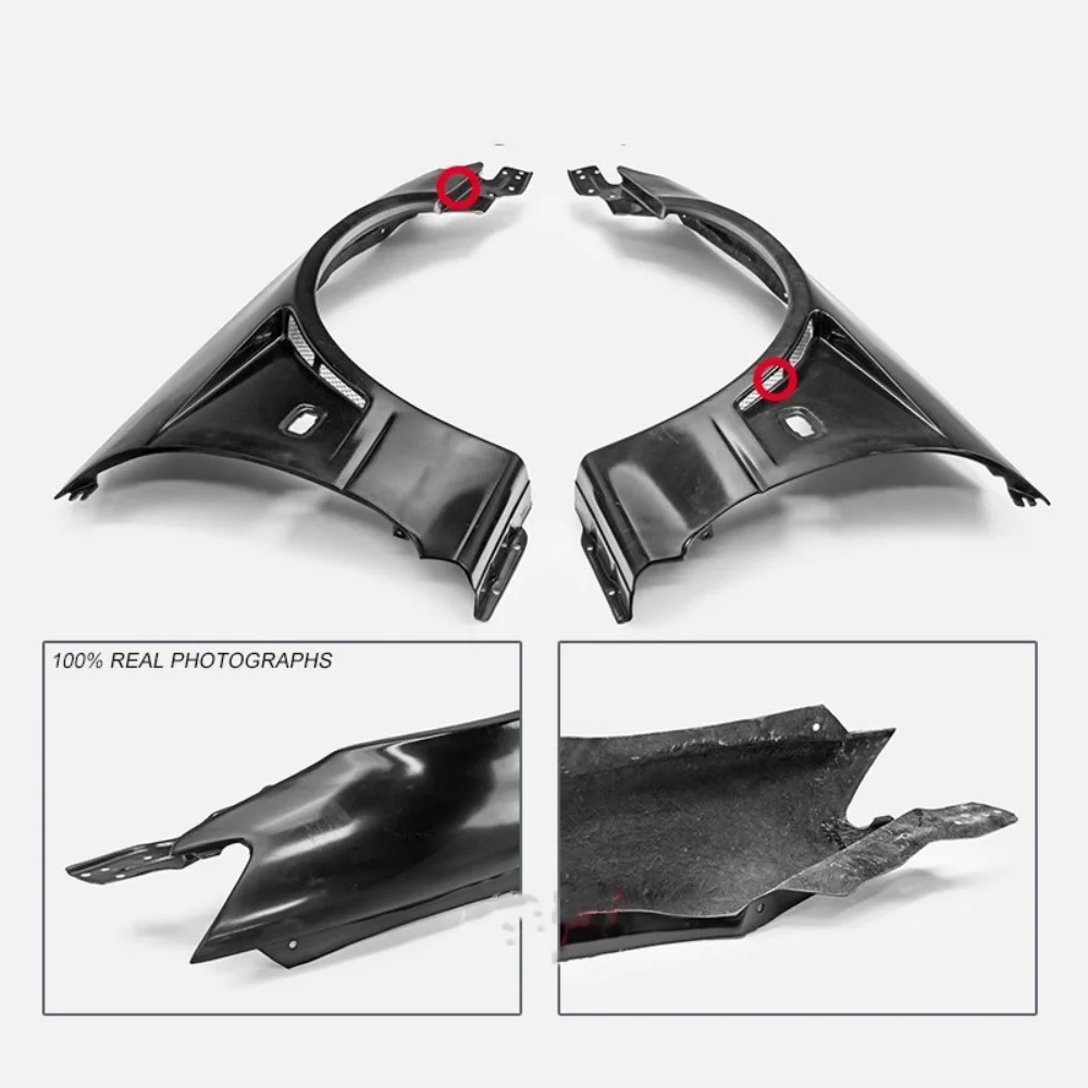 Guardabarros de resina para coche Nissan Silvia S15, bengalas modificadas, Protector de cejas para rueda de arco, pegatina para guardabarros - imagen 3