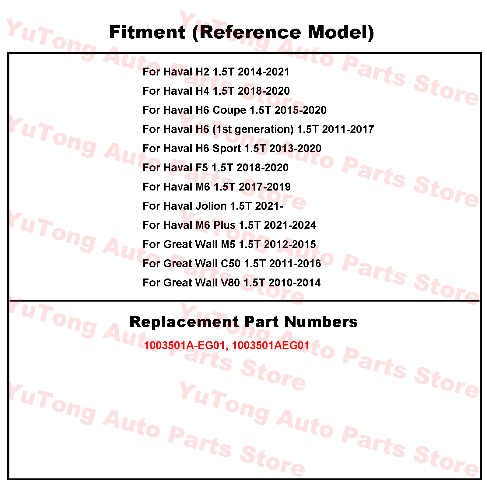 Junta de tapa de válvulas GW4G15B para Haval H2, H4 y H6 1.5T - imagen 4