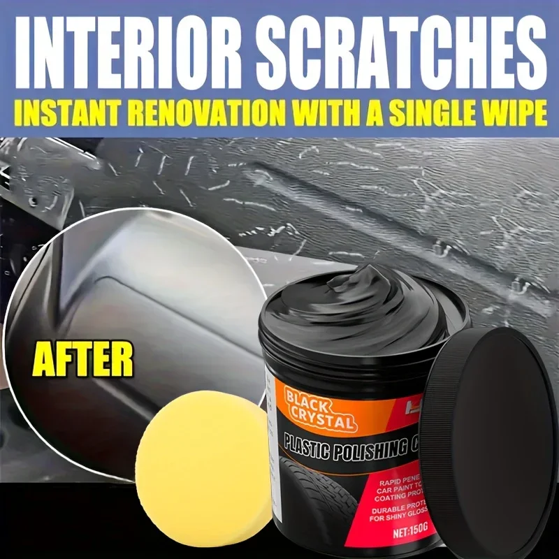 Pasta reparadora parachoques coche – restaura plástico y efecto negro - imagen 3