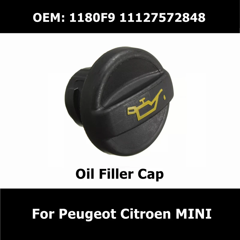 Tapa llenado aceite 1180F9 Peugeot 207 307 Citroën y MINI HDI