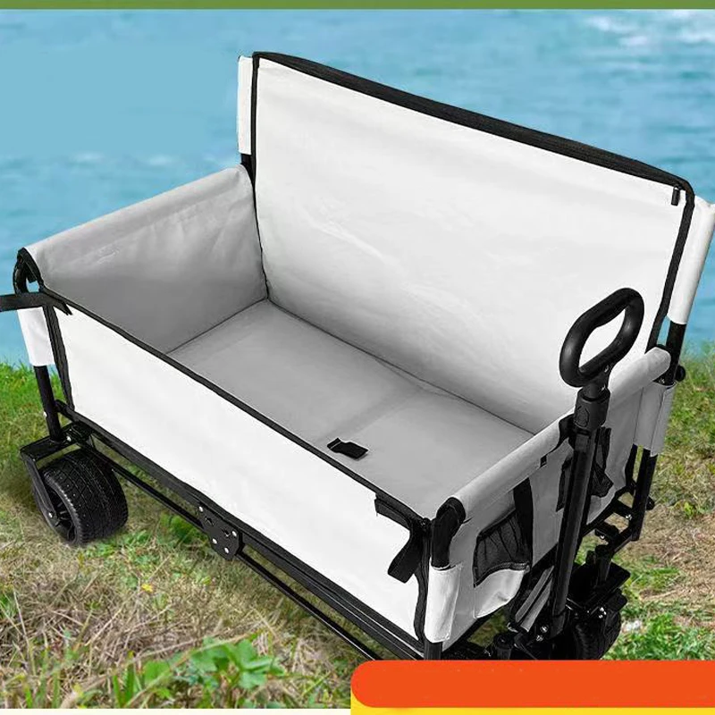 Carro plegable de pesca RV con ruedas grandes para exteriores - imagen 2