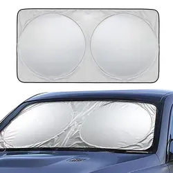 Parasol para coche con protección UV, parabrisas delantero y trasero