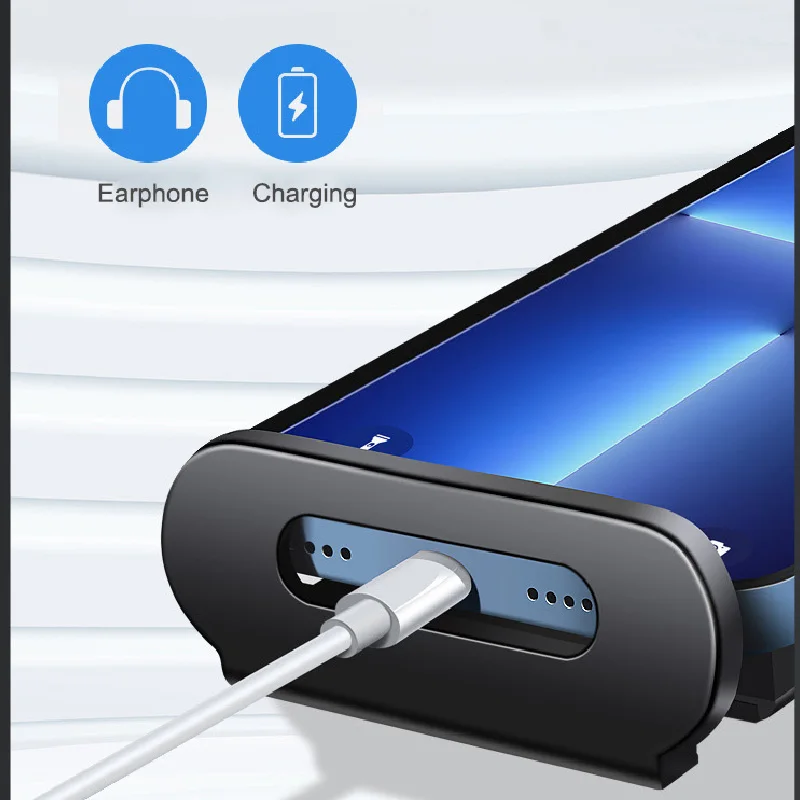 Tesla Model 3/Y Soporte para teléfono giratorio trasero con 2 ganchos - imagen 5