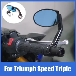 Retrovisores laterales CNC Triumph Speed Triple Street 675 1050 negro