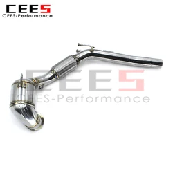 Cees Catted Tubo deportivo VW Golf VIII 2020-2023 acero inoxidable
