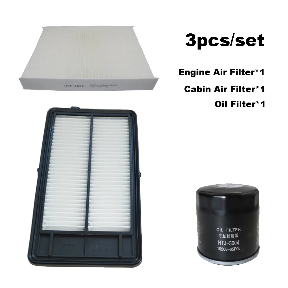 Kit filtros Nissan Qashqai J11 – aceite, aire y cabina 1.6 dCi