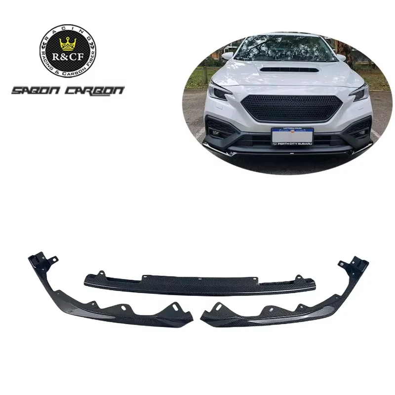 Labio delantero STI-P de fibra de carbono – Subaru WRX S4 VA 2022