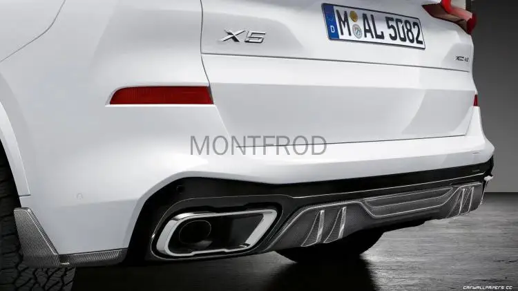 Difusor deportivo negro brillante para BMW X5 G05 M-Sport 2019-2022 - imagen 3
