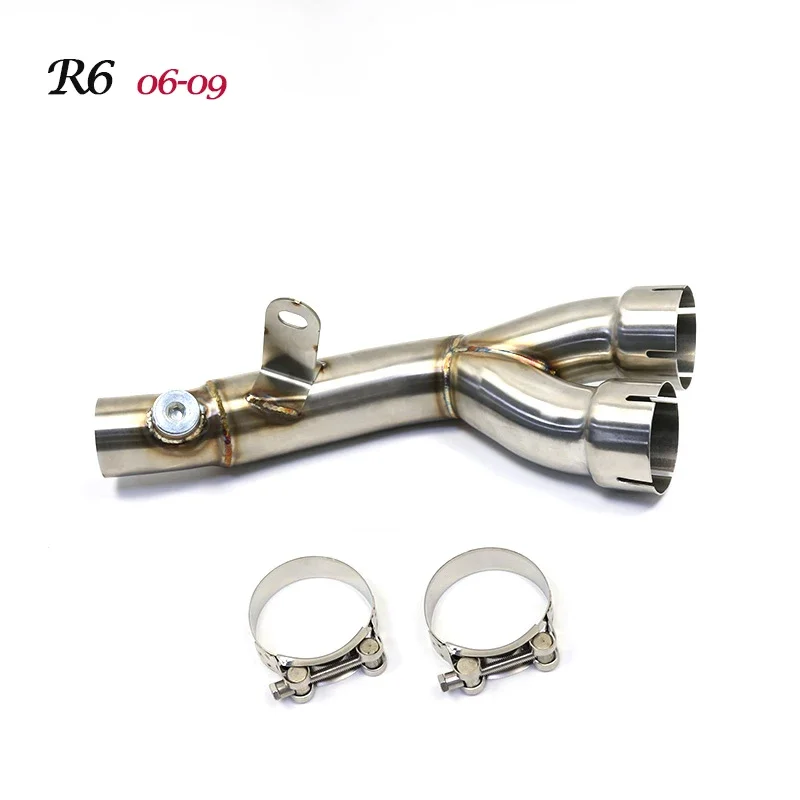 Tubo intermedio de escape en acero inoxidable – Yamaha YZF R6 1998-2019 - imagen 3