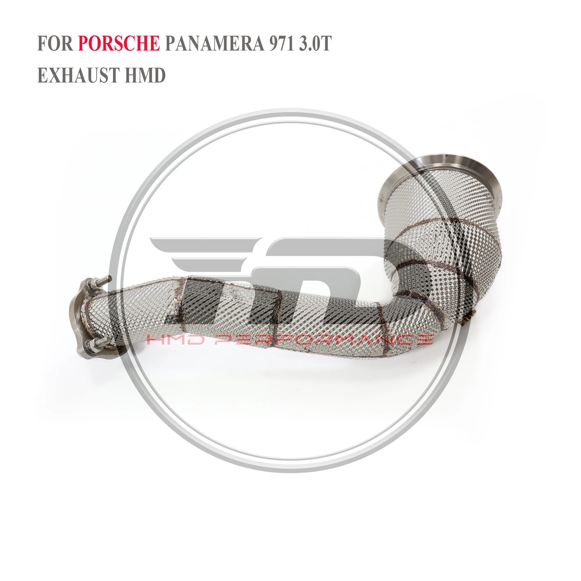 HMD tubo de bajada alto flujo para Porsche Panamera 971 3.0T - imagen 3