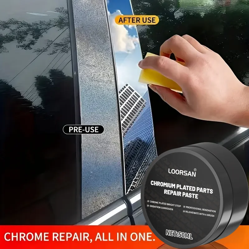 Pasta pulidora de cromados para restaurar metales del automóvil - imagen 4