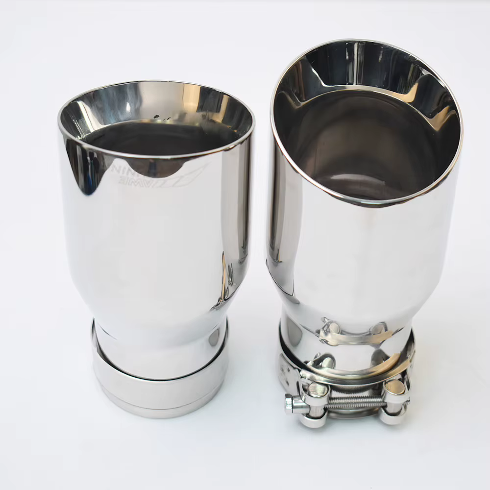 Cola de escape inoxidable pulida y biselada compatible con AWE - imagen 5