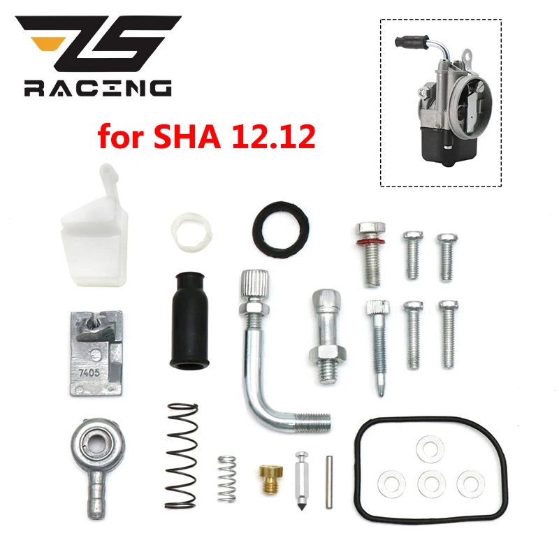 Kit de reparación ZS Racing para carburador Dellorto SHA 12/12
