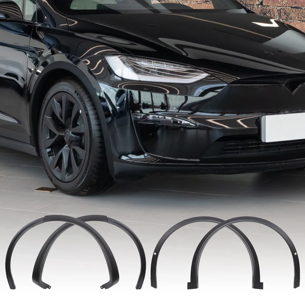 Guardabarros delanteros y traseros para Tesla Model X 2016-2021 - imagen 4