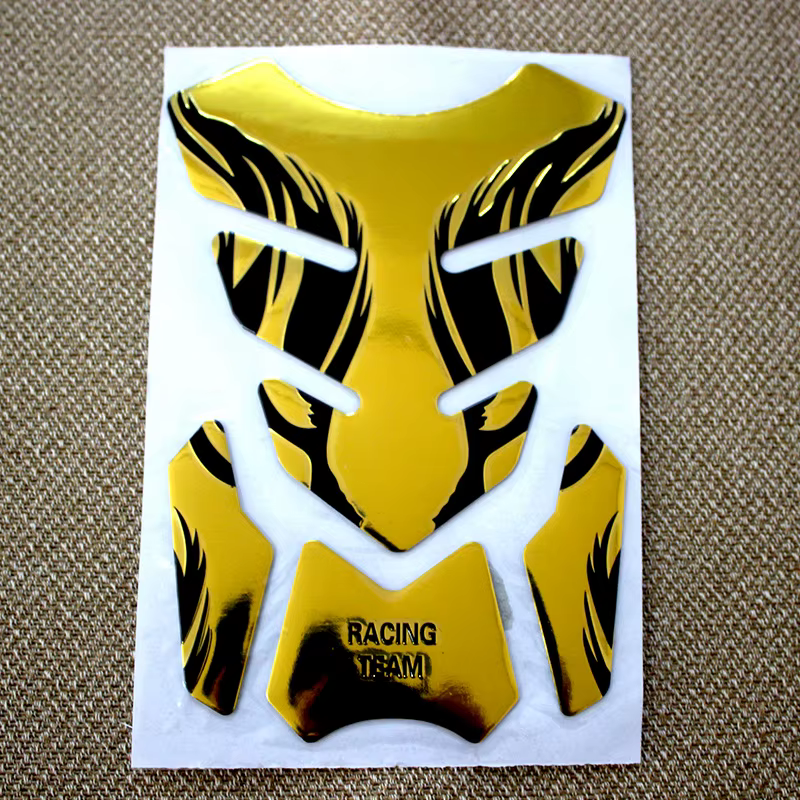 Protector depósito moto fibra carbono espina de pez universal - imagen 4