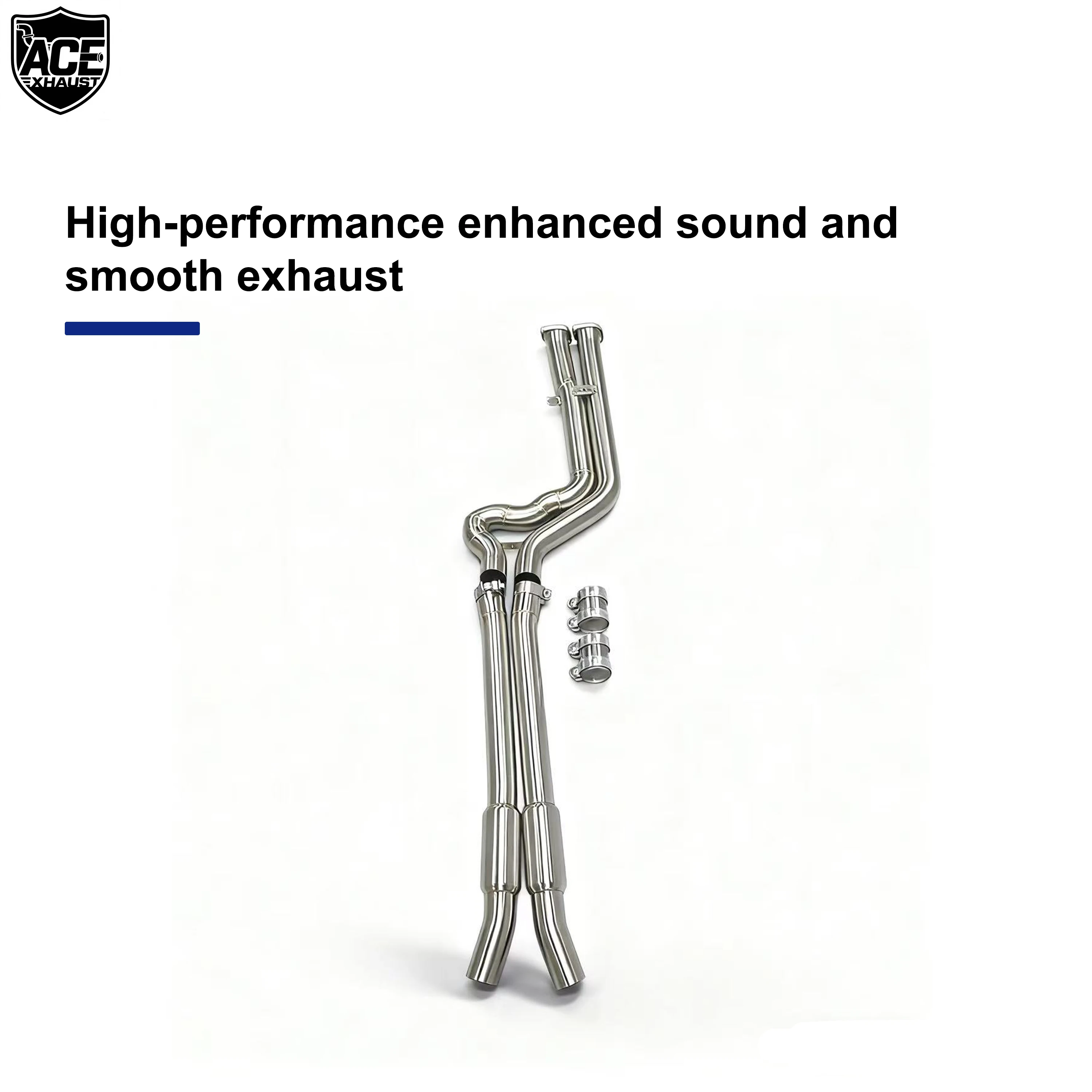 ACE tubo central de escape alto rendimiento para BMW X3M X4M 3.0 T - imagen 3
