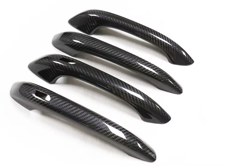 Protectores de manillas de carbono seco para Porsche Macan y Cayenne - imagen 4