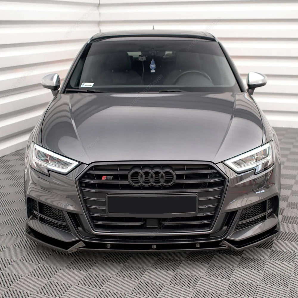 Difusor delantero negro brillante para Audi A3/S3 Sportback 8V - imagen 3