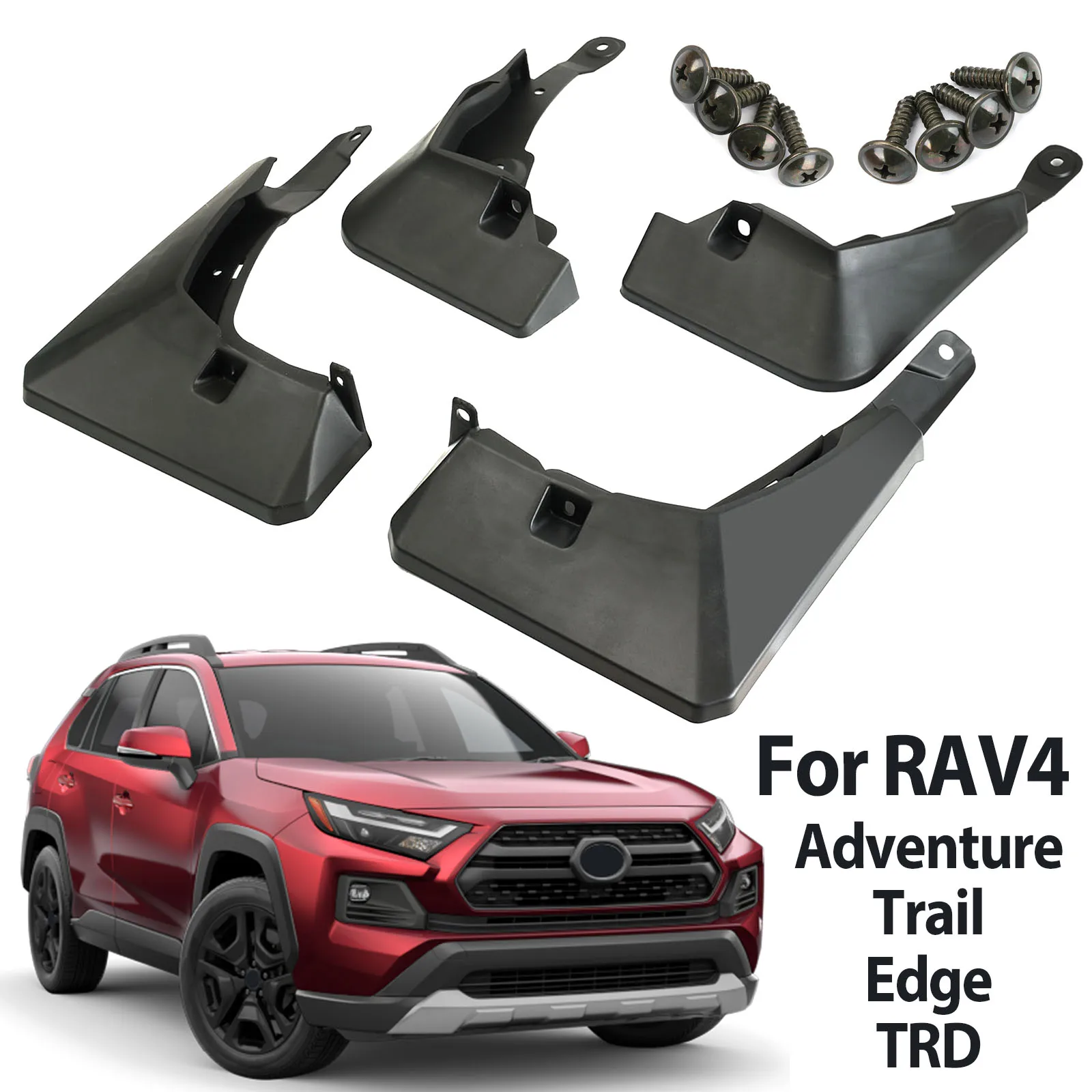 Guardabarros delantero instalado en RAV4 XA50